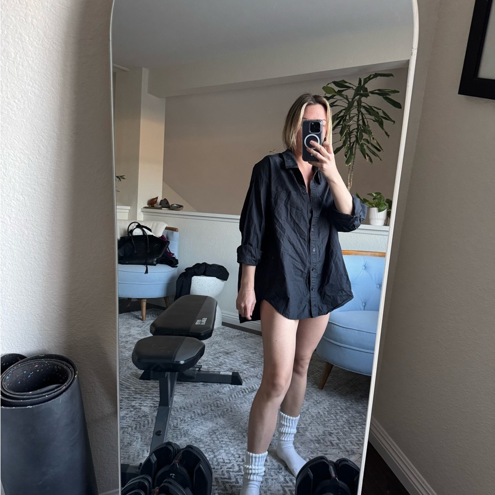 Black Button-Up Shirt